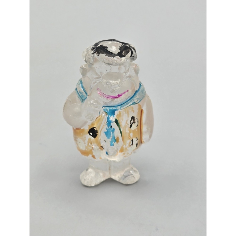 Vtg‎ The Flintstones Fred Lucite Clear Acrylic Figures 1976 Imperial Cake Topper